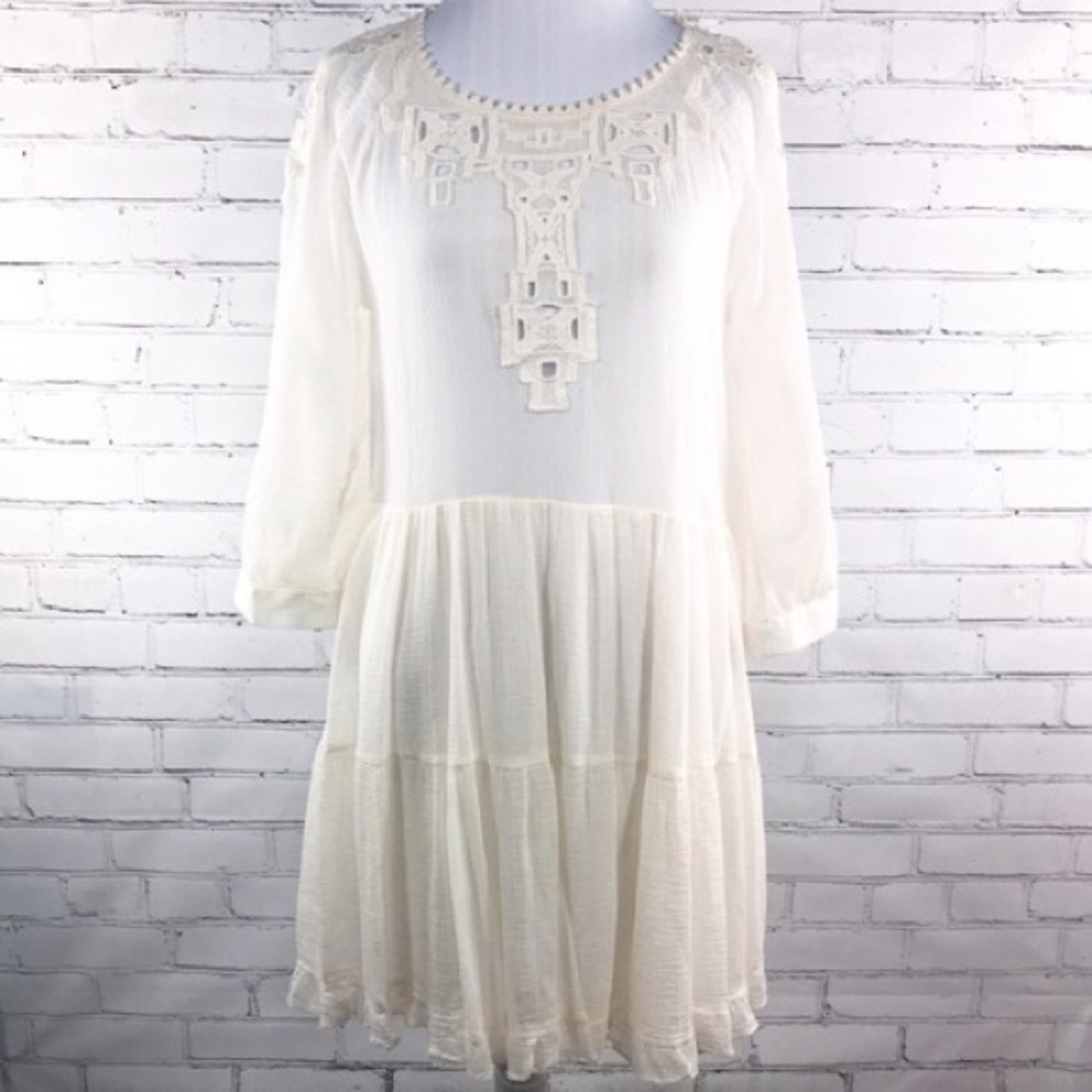 Free People Boho Gauzy Dress